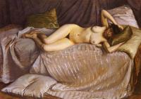 Gustave Caillebotte - Femme Nue Etendue Sur Un Divan